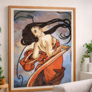mucha kivarrható gobelin (mu 001) mucha kivarrható gobelin (mu 001)