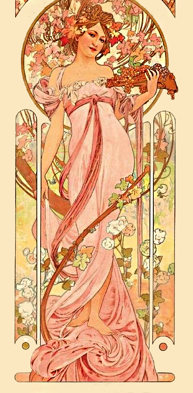 mucha kivarrható gobelin (mu 003)