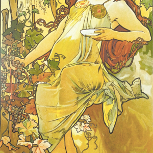 mucha évszakok sorozat Ősz kivarrható gobelin (mu 024) mucha évszakok sorozat Ősz kivarrható gobelin (mu 024)