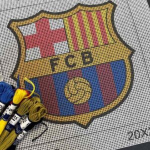 eg-029-1 FC Barcelona címer kivarrható gobelin (Eg-029)