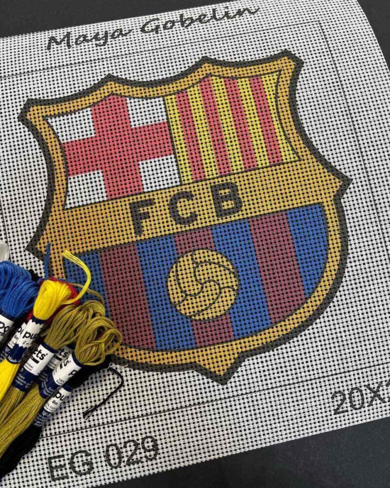 eg-029-1 FC Barcelona címer kivarrható gobelin (Eg-029)