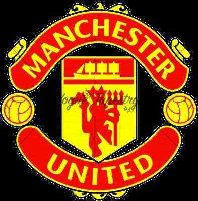 Manchester United FC címer kivarrható gobelin (Eg-036-A) normál alapon 20x20 cm