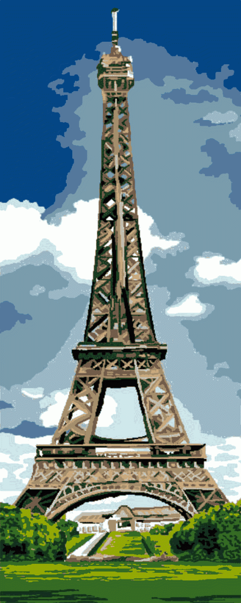 MG-072 Eiffel torony kivarrható gobelin (MG-072)