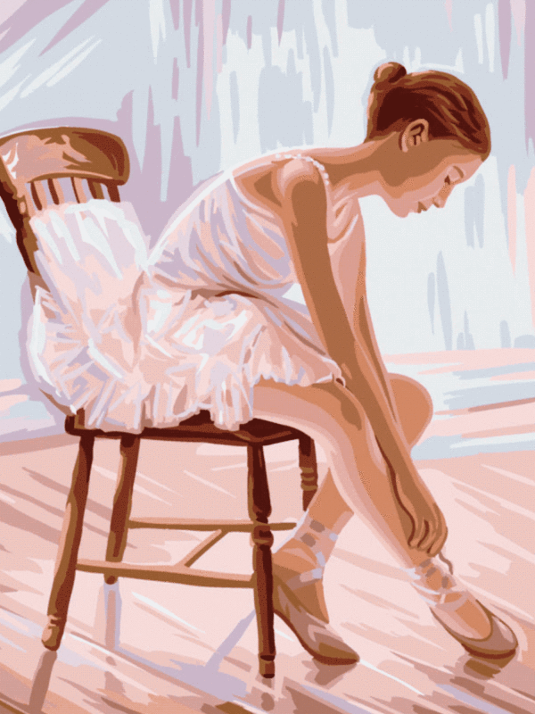 A balerina, kivarrható gobelin (MG-074)