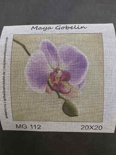 lila orchidea kivarrható gobelin (mg 112)