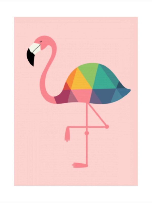 Flamingó gyermektéma kivarrható gobelin (MG-272)
