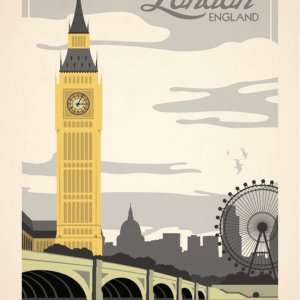 london england kivarrható gobelin (mg 470 a) normál alapon 27x40 cm