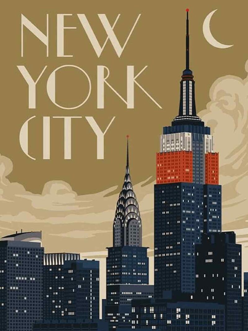 New York City kivarrható gobelin (MG-471)