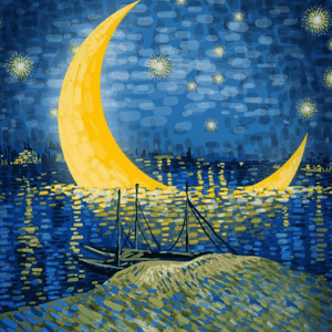 van gogh másként 3. kivarrható gobelin (mg 618 a) tű alapon 50x70 cm