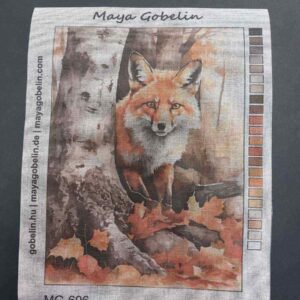 erdei róka kivarrható gobelin (mg 696)