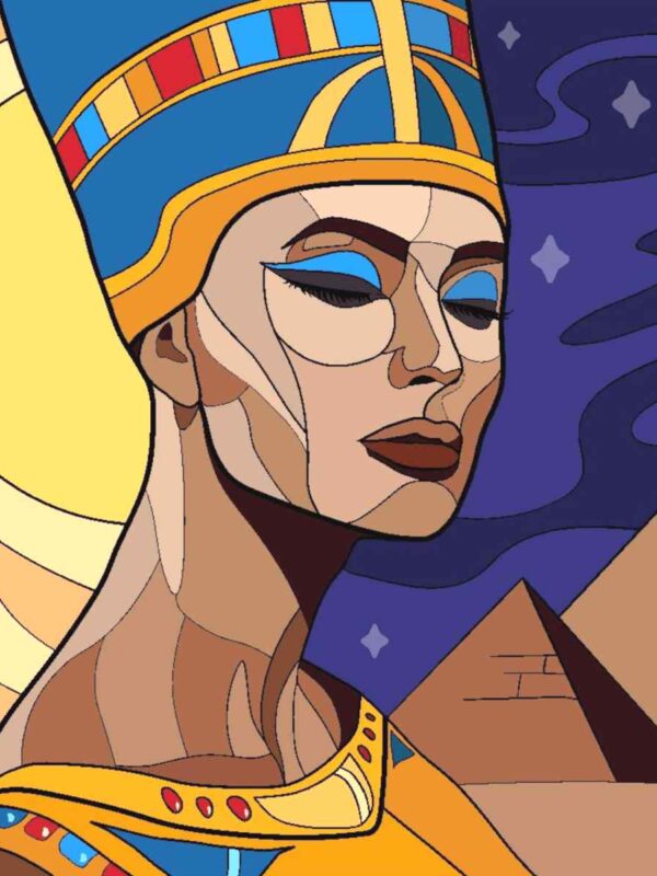 Nefertiti kivarrható gobelin (MG-903)