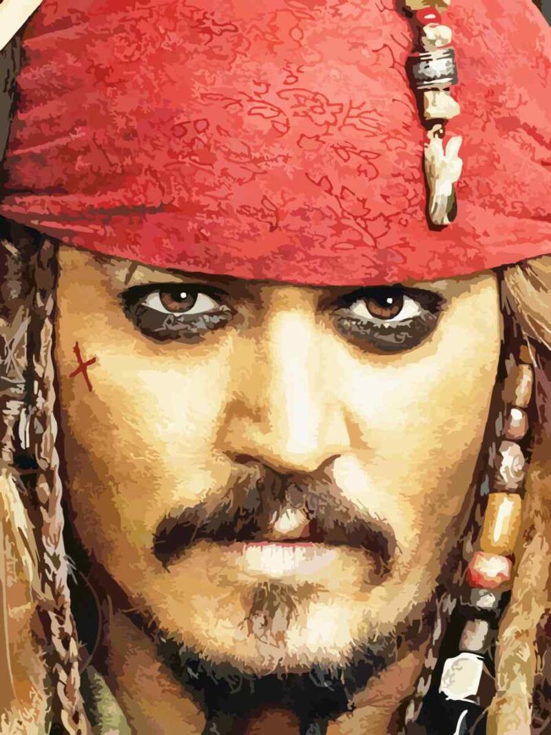 Jack Sparrow kivarrható gobelin (MG-670)