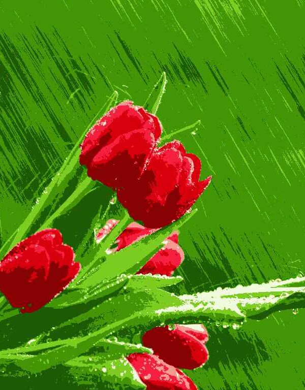 Tulipánok kivarrható gobelin (Vi-004)