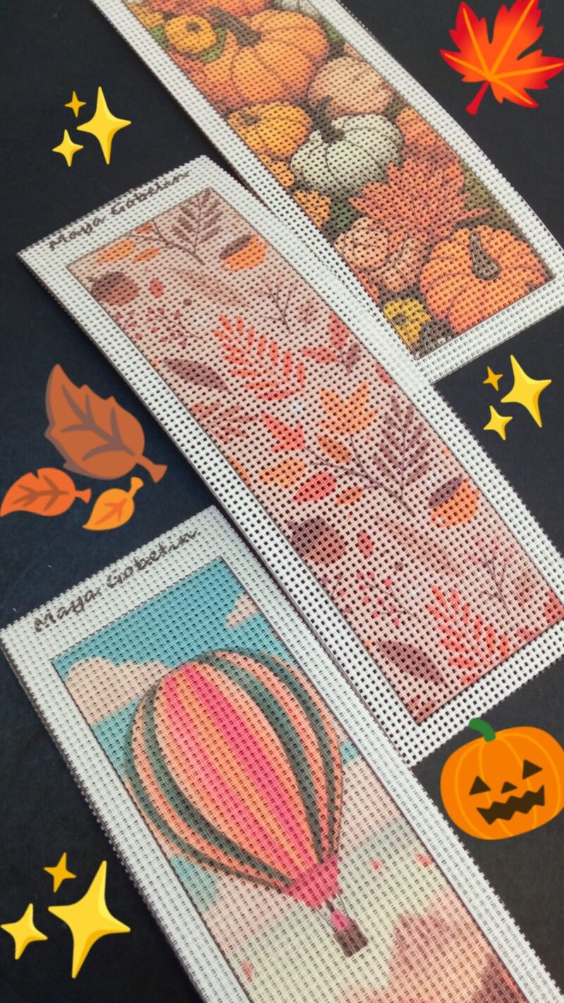 Ősz i. kivarrható gobelin könyvjelző 6x20 cm (kÖ 052) Ősz i. kivarrható gobelin könyvjelző 6x20 cm (kÖ 052)