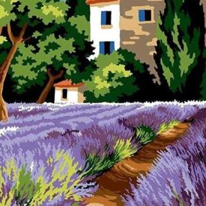 mediterrán levendulamező kivarrható gobelin (mg 308)