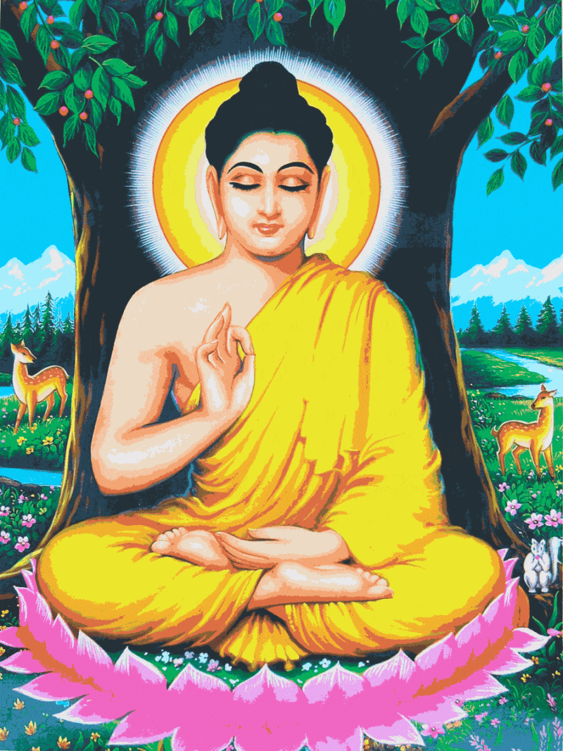 buddha kivarrható gobelin (mg 039)