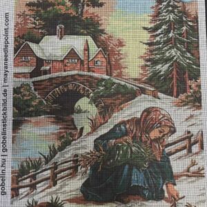 rőzseszedő lány kivarrható gobelin (mg 181)