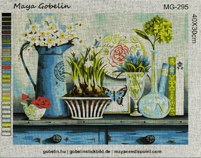 konyhai csendélet kivarrható gobelin (mg 295)