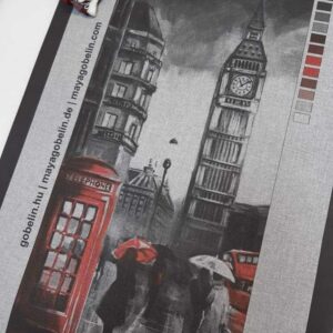 london esőben kivarrható gobelin (mg 317)