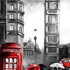 london esőben kivarrható gobelin (mg 317)