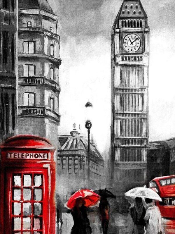 london esőben kivarrható gobelin (mg 317)
