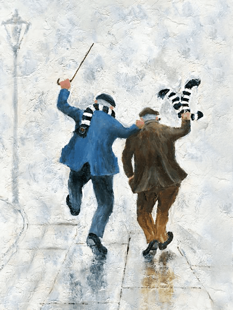 Örökké barátság kivarrható gobelin (mg 608)