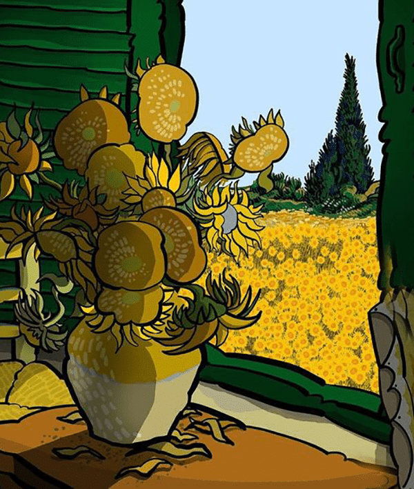 van gogh másként 1. kivarrható gobelin (mg 619)