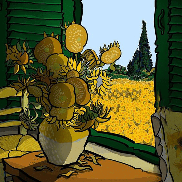 van gogh másként 1. kivarrható gobelin (mg 619)