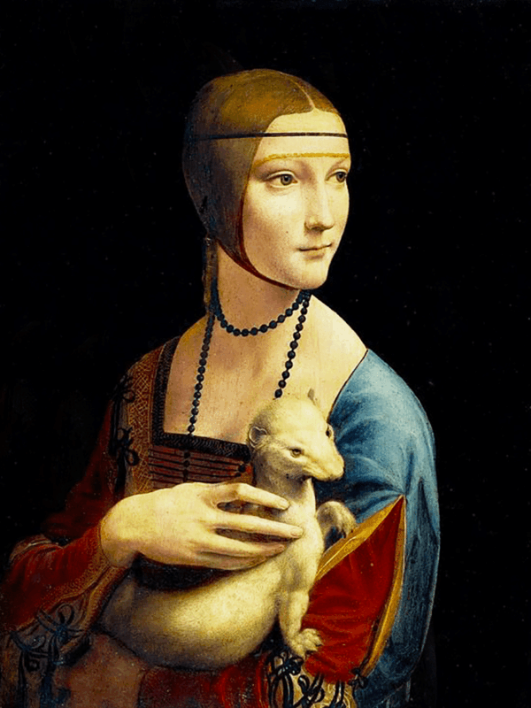 da vinci hermelines hölgy kivarrható gobelin (mg 658)