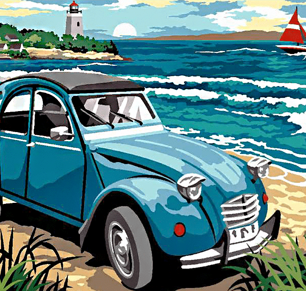 citroën kacsa kivarrható gobelin (mg 666)