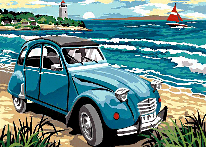 citroën kacsa kivarrható gobelin (mg 666)