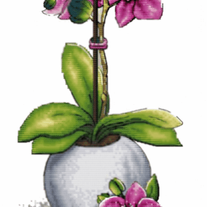 lila orchidea kivarrható gobelin (mg 764)