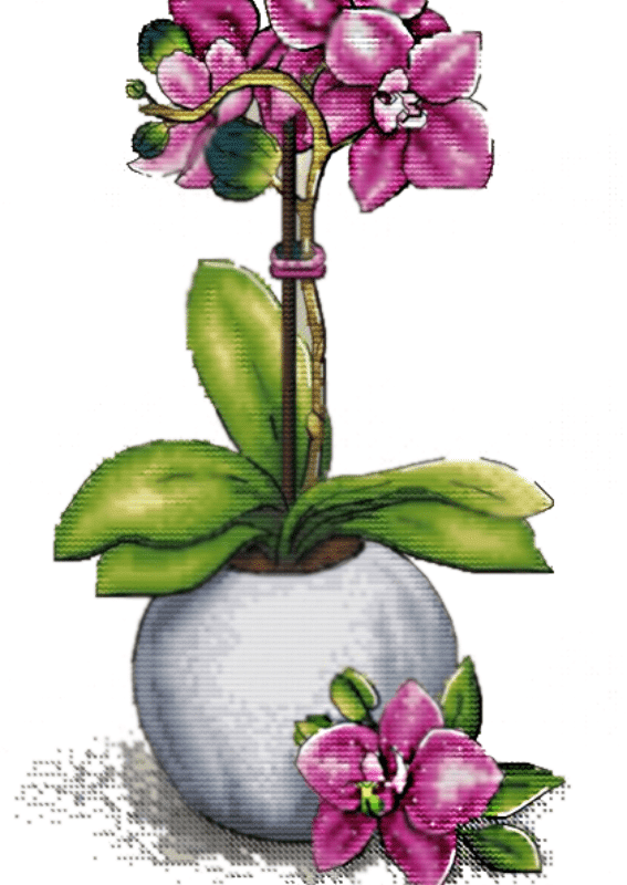 lila orchidea kivarrható gobelin (mg 764)
