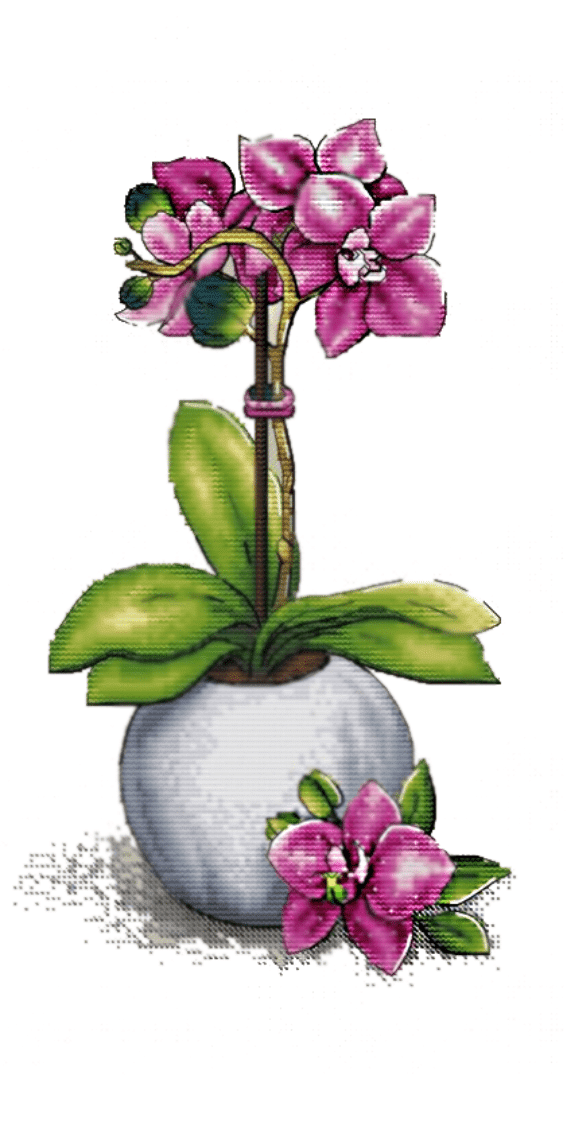 lila orchidea kivarrható gobelin (mg 764)