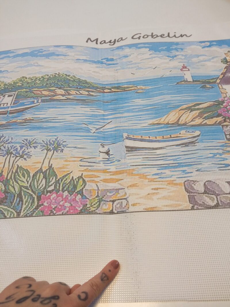 natúr stílus ii. kivarrható gobelin (mg 867 a) normál alapon 30x40 cm