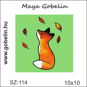 maya gobelin tojás gyűjtés kivarrható gobelin 10x10 cm es szett fonallal (sz 102)
