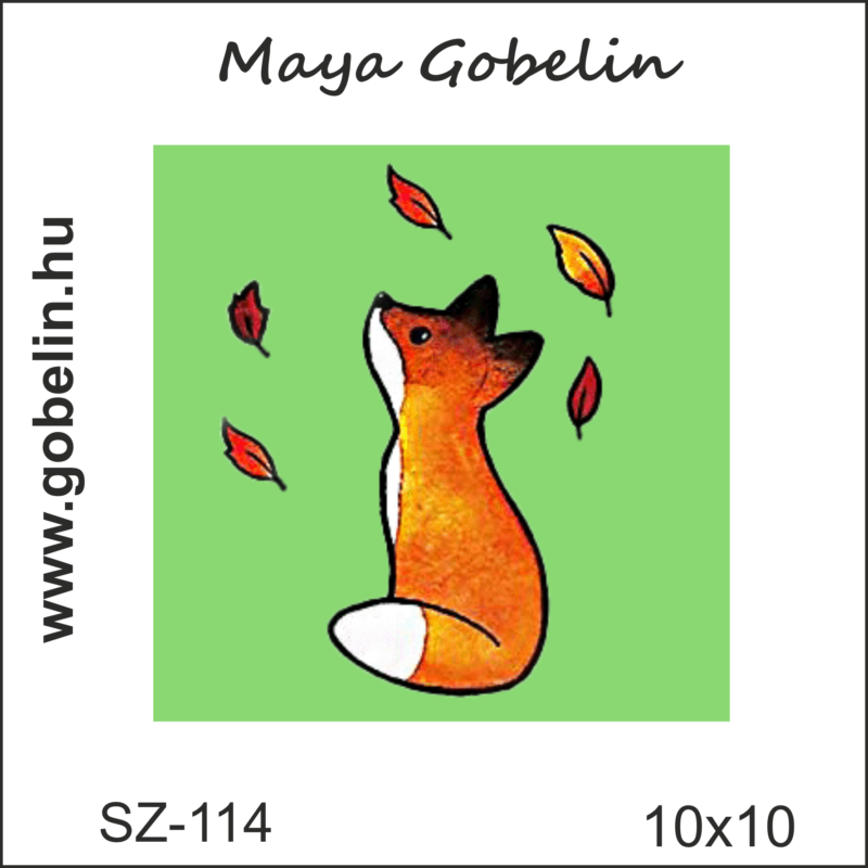 maya gobelin tojás gyűjtés kivarrható gobelin 10x10 cm es szett fonallal (sz 102)