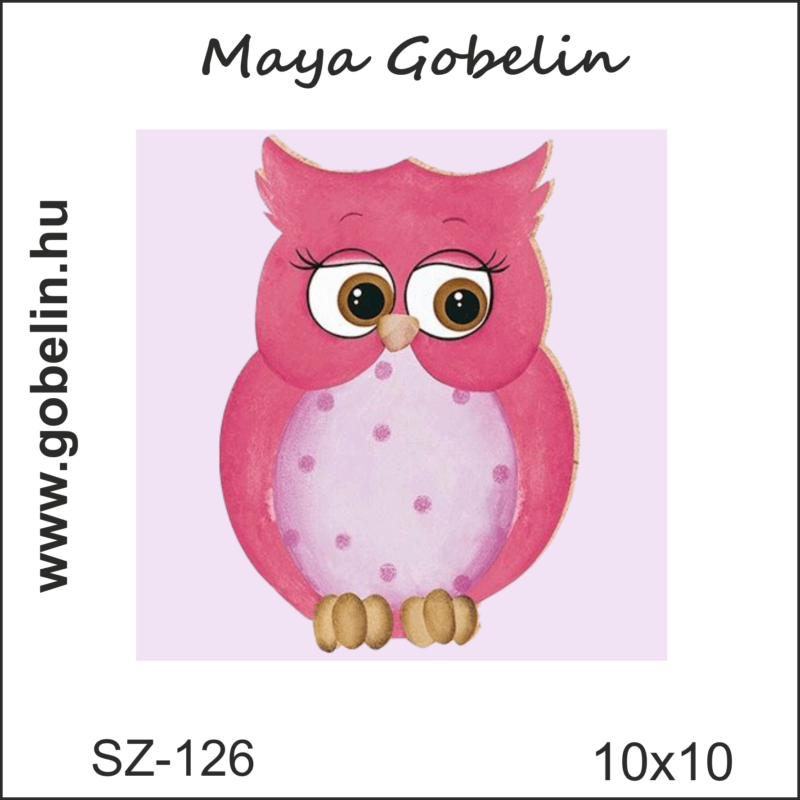 maya gobelin tojás gyűjtés kivarrható gobelin 10x10 cm es szett fonallal (sz 102)