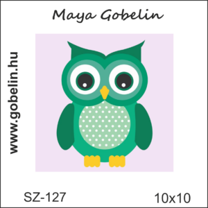 maya gobelin tojás gyűjtés kivarrható gobelin 10x10 cm es szett fonallal (sz 102)