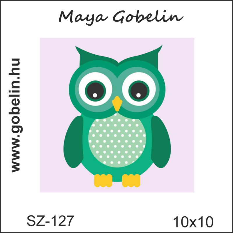 maya gobelin tojás gyűjtés kivarrható gobelin 10x10 cm es szett fonallal (sz 102)