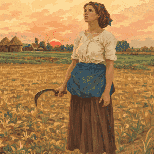 jean françois millet – pásztorlány a nyájával átdolgozás (mg 1225)