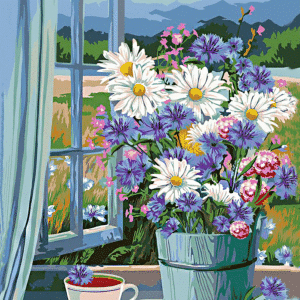 cicás évszakok: tavasz (mg 1169 a), 22x30, normál alapon (44 öltés / 10 cm) (másolat)