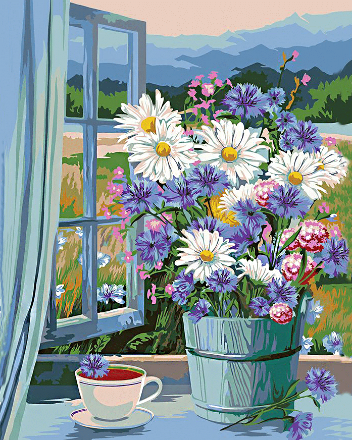 cicás évszakok: tavasz (mg 1169 a), 22x30, normál alapon (44 öltés / 10 cm) (másolat)